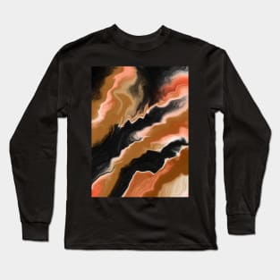 Abstract digital watercolor 96 Long Sleeve T-Shirt